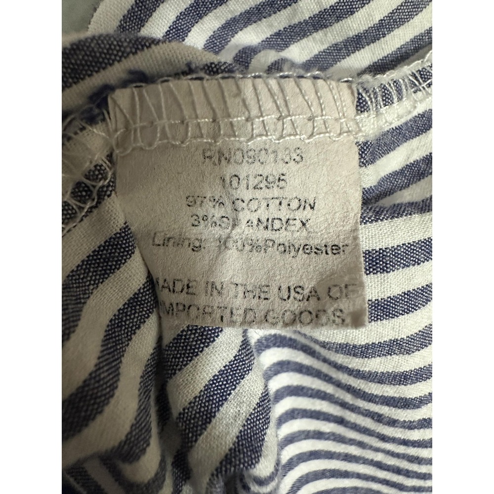 Kendall & Kylie Dress Womens Medium Blue White Striped Tie Back Tank Mini USA - Picture 5 of 10